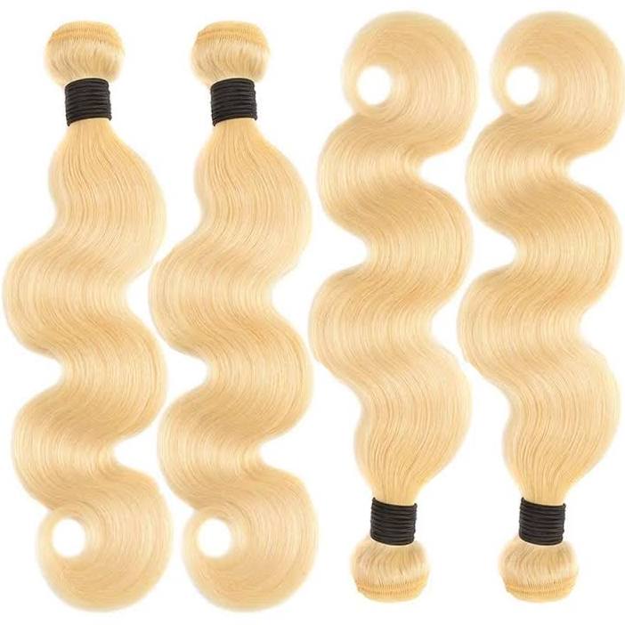 #613 blonde BODY WAVE bundles