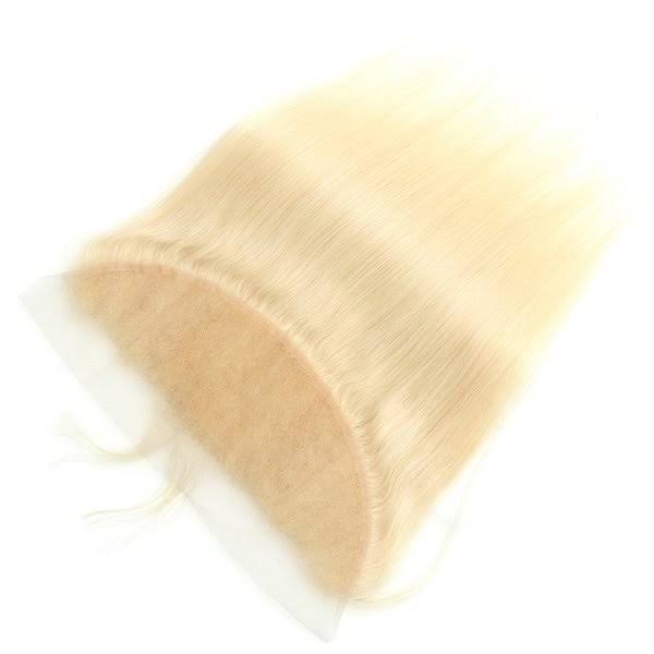 #613 blonde transparent lace frontal