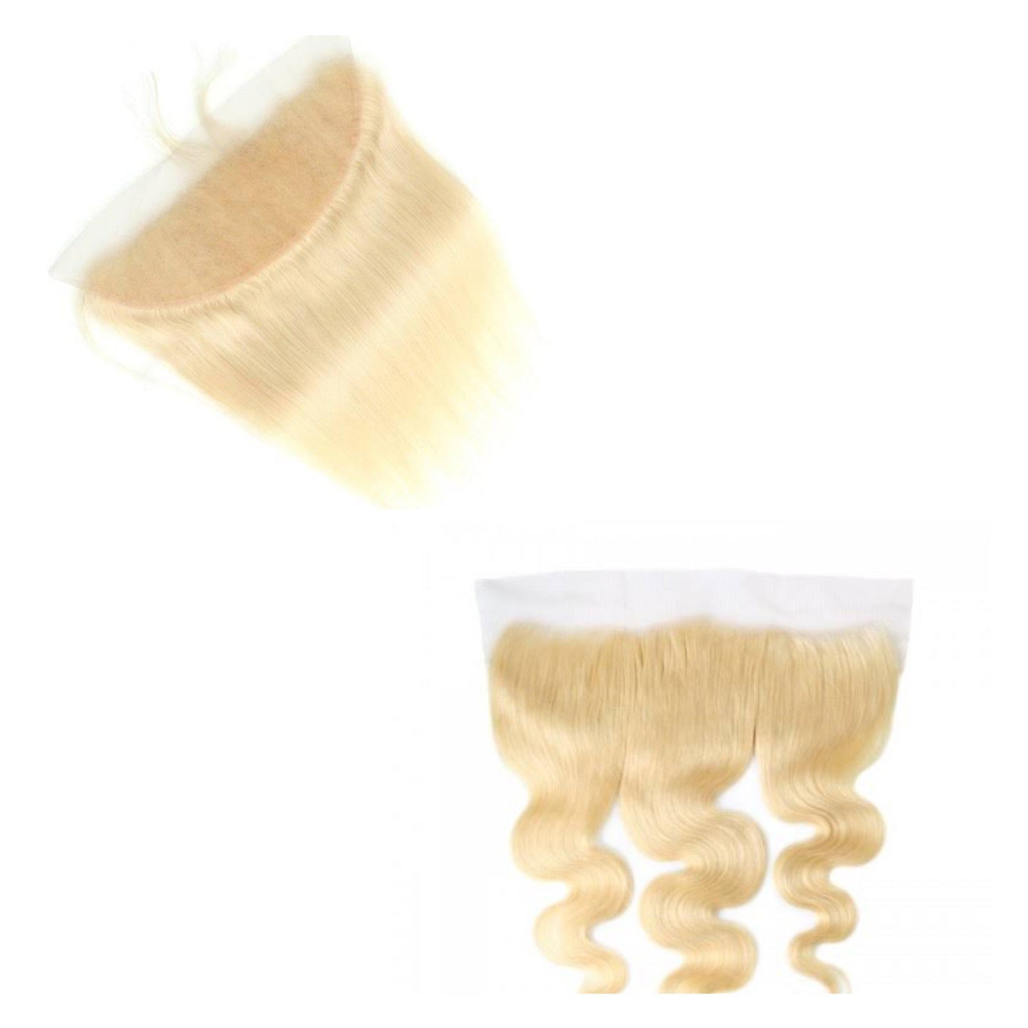 #613 blonde transparent lace frontal
